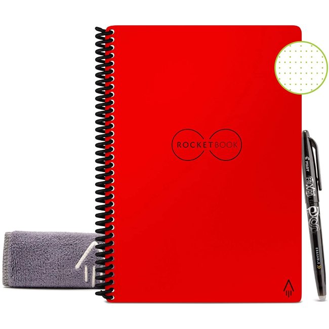 Dot-Grid Eco-Friendly Notebook with 1  Pen & 1 Microfiber Cloth Included
